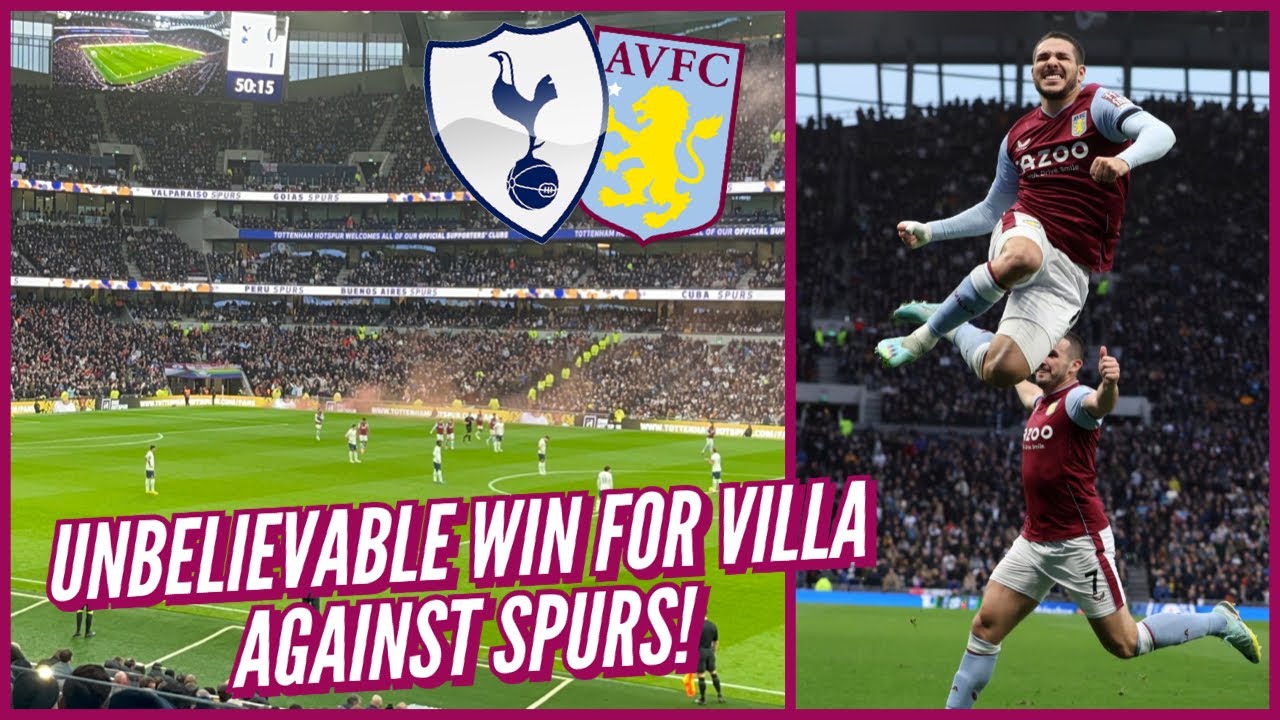 SUPER VILLA *SHOCK* SPURS with AWAY WIN!!! Tottenham vs Aston Villa