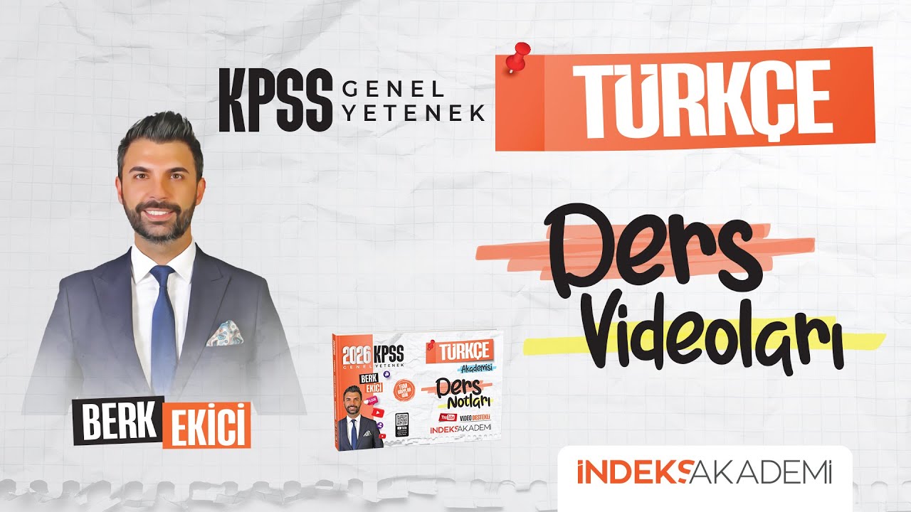 12 - 2026 KPSS - Türkçe - Paragraf - Anlatım Nitelikleri - (Metnin Dili ve Anlatımı) - Berk EKİCİ