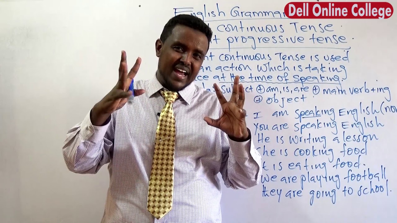Lesson 1: Grammar:  Present Continuous tense