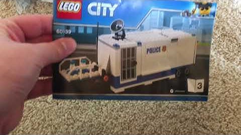 LEGO City Mobile Command Center Unboxing and Time Lapse Build