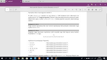 Matura próbna z informatyki 2020, zadanie 4. (Luki w ciągu)