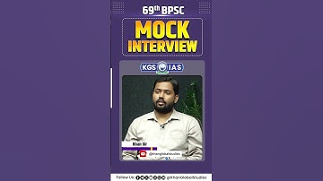 69th BPSC Mock Interview by Khan Sir #khansir #bpsc #bpscinterview #mockinterview #khanglobalstudies