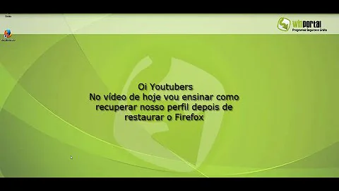 Como colocar os dados antigos do Firefox?