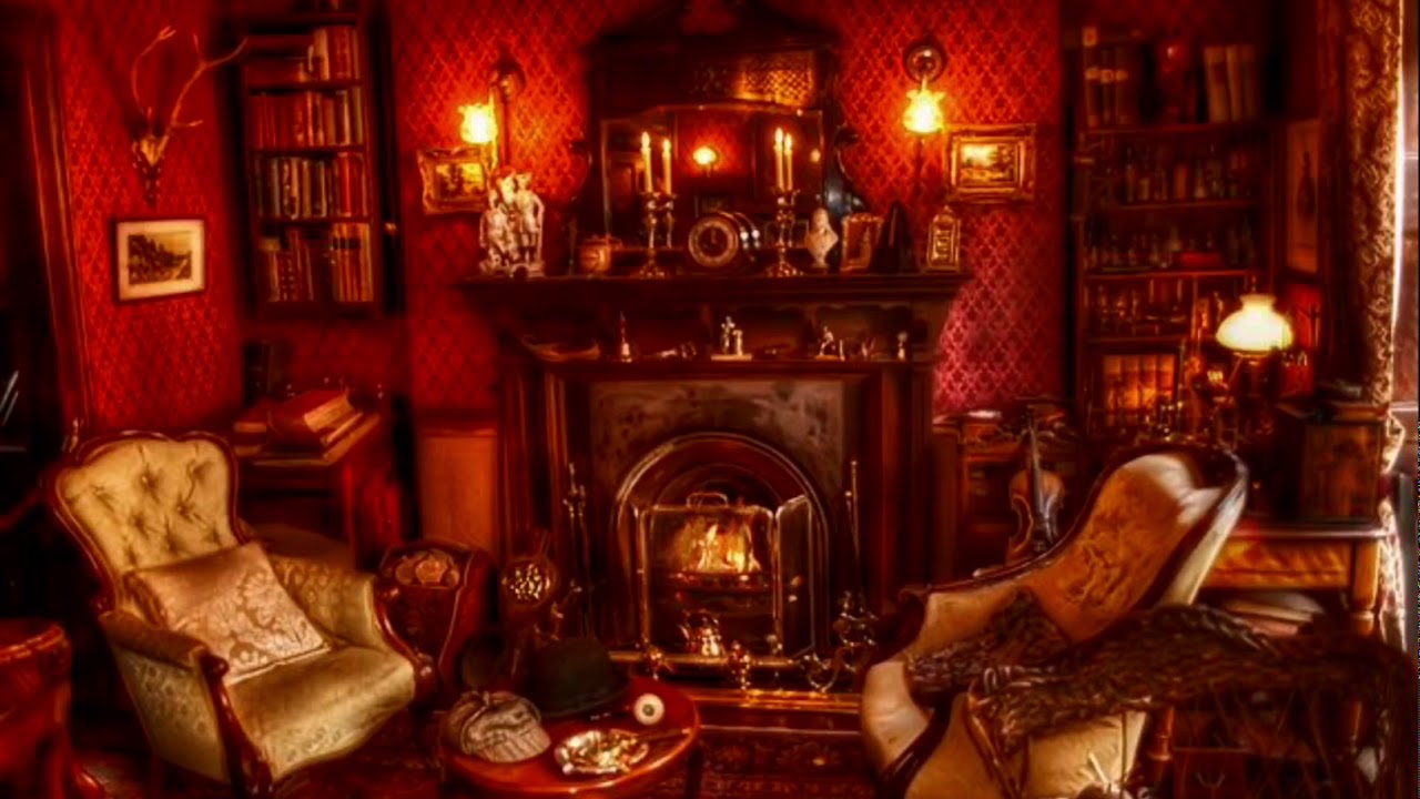 Гостиная в викторианском стиле