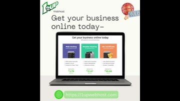 Get your Business Online Today  | 1UP Web Host | #business #online #domain #hosting #website #seo