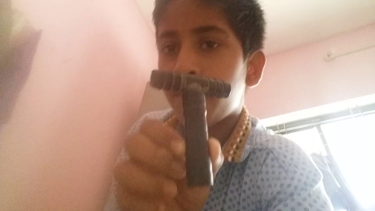 How to make simple gun at home very easy - YouTube