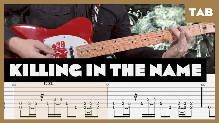 Killing in the Name Guitar version - Guitar performance video thumbnail