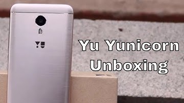 Unboxing of YU Yunicorn (Quick Impressions and setting up fingerprint scanner)