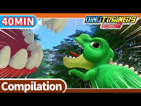 Dino Trainers S2 Compilation [09-12] | Dinosaurs for Kids | Trex | Cartoon | Toys | Robot | Jurassic