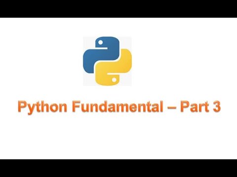 Python Fundamental Part 3 - YouTube