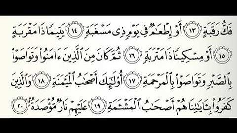 تلاوات مختارة سورة البلد القارئ محمد البراك