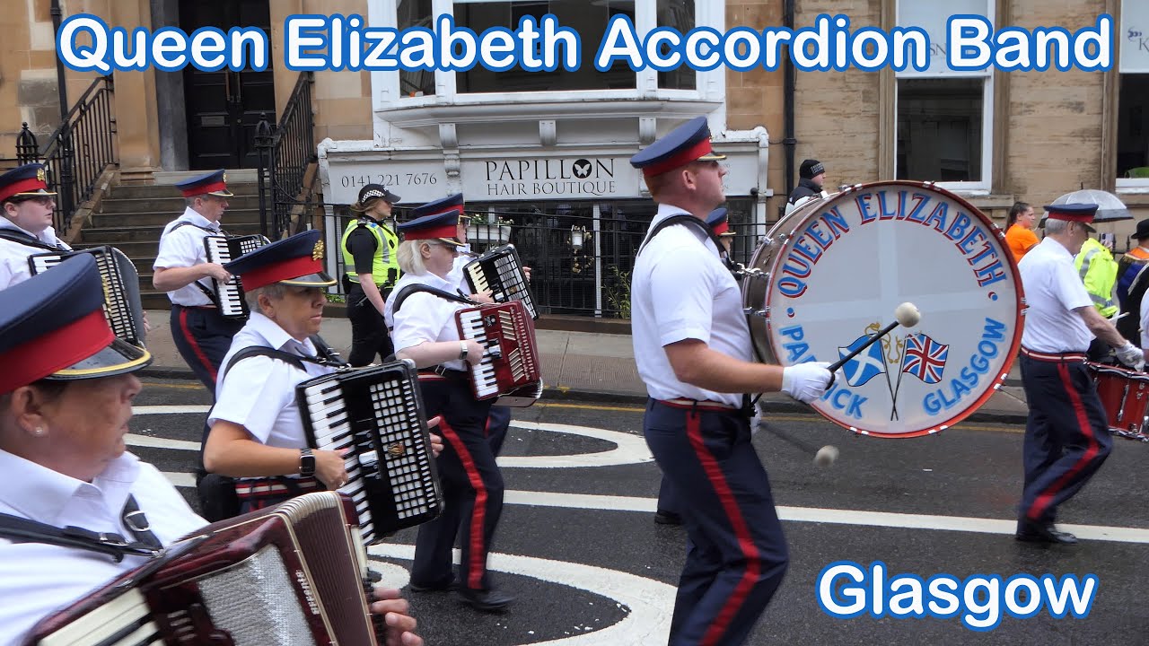 Queen Elizabeth Accordion Band Partick, Glasgow YouTube