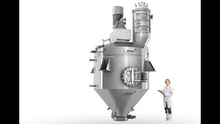 Conical-Vacuum Powder Dryer, Mixer & Reactor AMT Day Nauta Processor Vacuum Dryer Mixer Conical Dryer