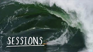 Russell Bierke Battles A Heavy Day At Shipstern Bluff | Sessions