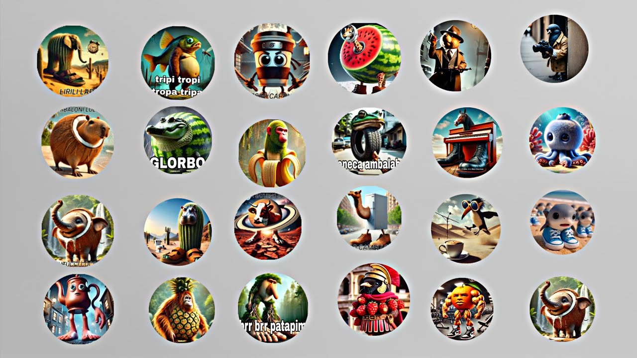 Top 22 Italian Brainrot Marble Race in Algodoo part 7