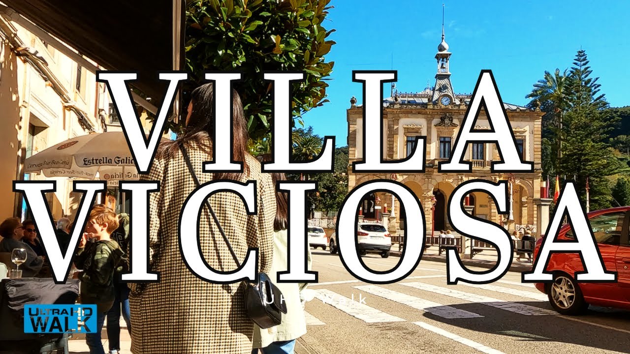 Villaviciosa Walking Tour in 4K