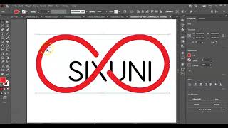 Illustrator: Part 1 integrating type with an infinity symbol