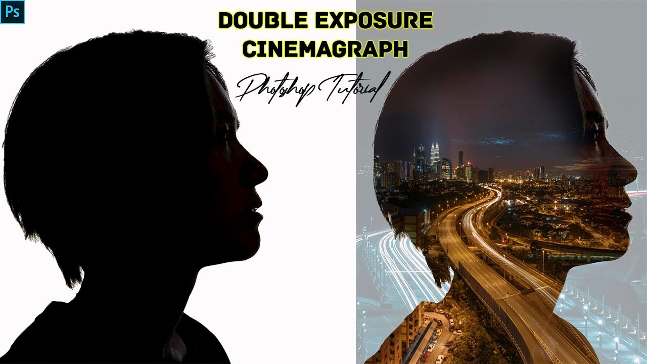 Double Exposure Cinemagraph Photoshop Tutorial - YouTube