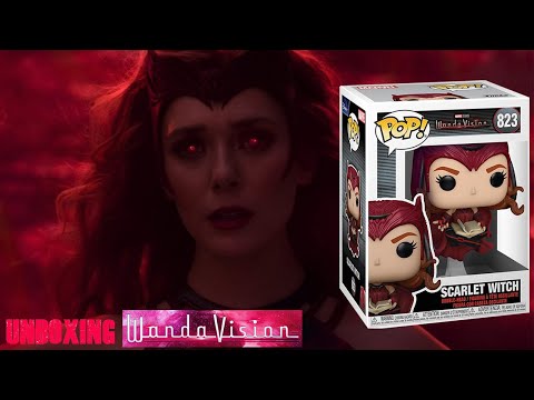 WandaVision The Scarlet Witch Funko Pop! (Review and Unboxing) (Elizabeth Olsen)