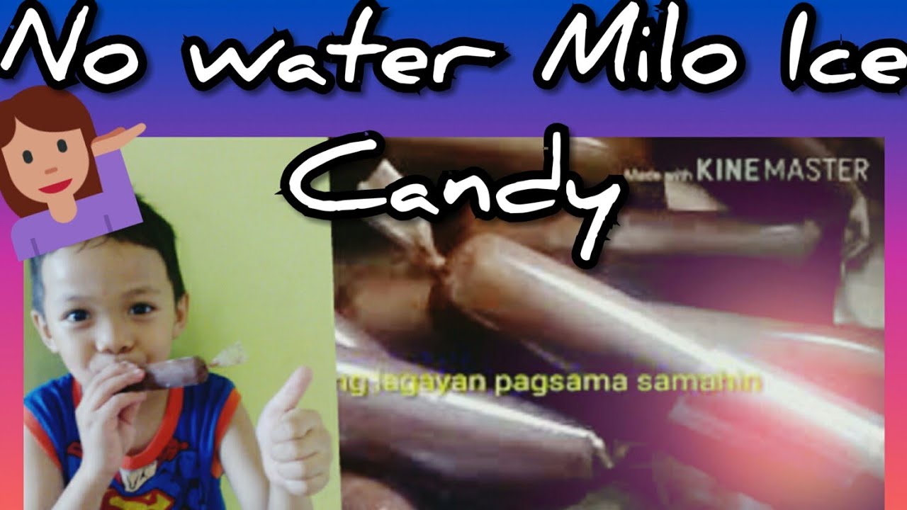 Ice candy made of Milo|kingdes world