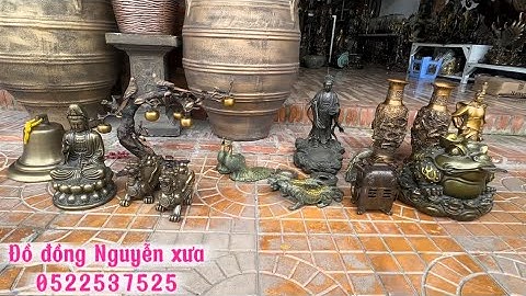 Ngày 22/11 Nhánh Đào _ Chuông đồng _ Cặp bình song Long _  #đồcổ #đồđồng#đồđồngNguyễnXưa