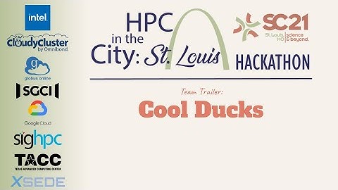 SC21 [HPC in the City: St. Louis]  Cool Ducks Team Trailer