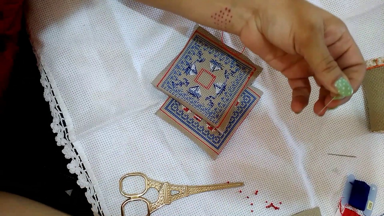 Armado de biscornu parte 1