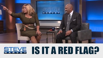 Stevie Wonder can see that’s a red flag! || STEVE HARVEY