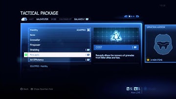 Halo 4 Tactical Packages Tips & Tricks : Spartan Loadout Customization