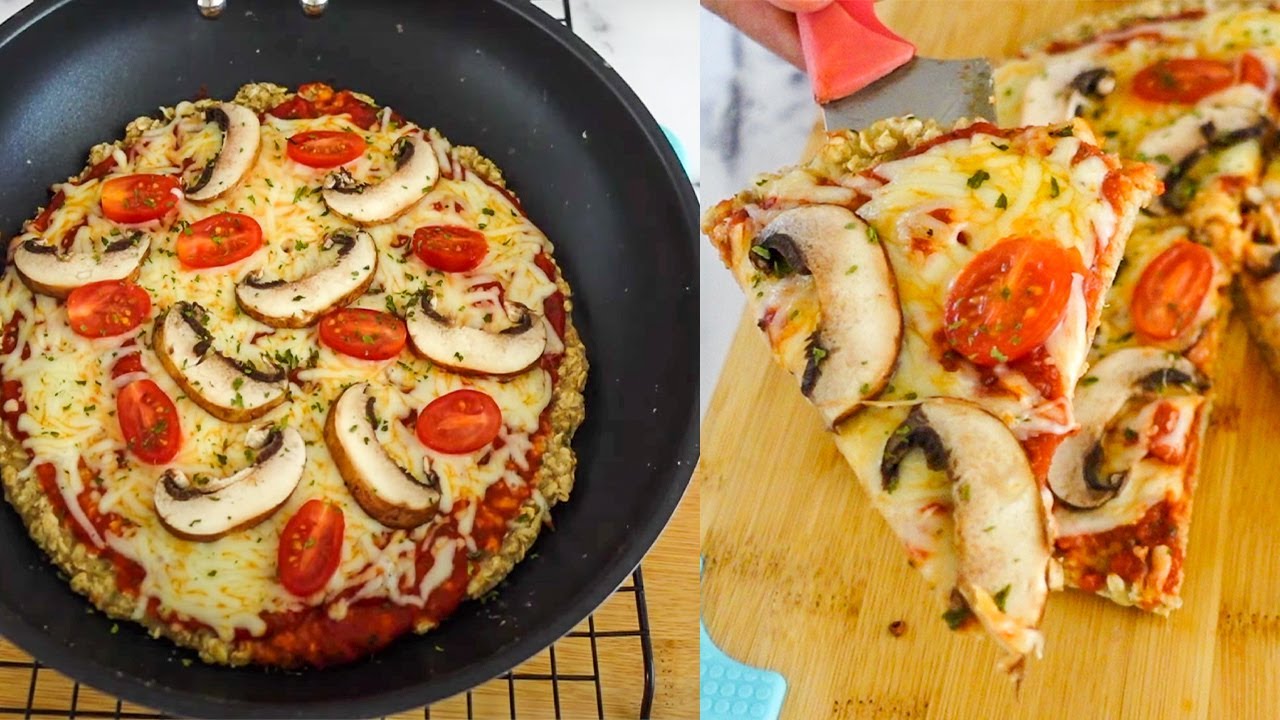 PIZZA CON SOLO AVENA Y 1 👩🏻‍🍳 SARTÉN