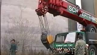 Enns Austria Kranunfall Crane Accident