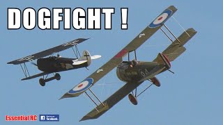 DOGFIGHT !!! LARGE SCALE RC WW1 SCOUTS and FIGHTERS