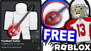 FREE ACCESSORY! HOW TO GET Football Guitar (ROBLOX SUPER NFL TYCOON EVENT)