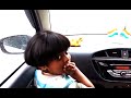 A trip in the rain for the first time. Ishanputhra was so excited.........