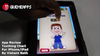 Teething Chart iPhone/iPad App Review | GiveMeApps screenshot 2