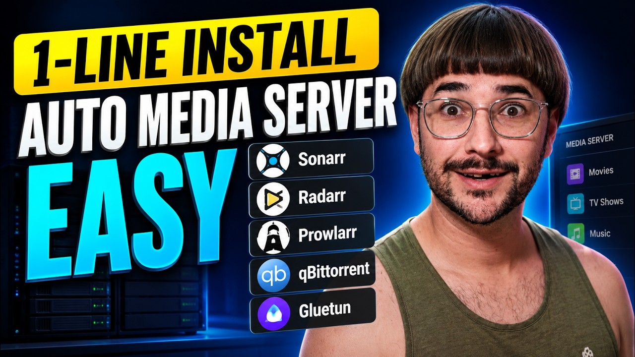 I Made an Automated Media Server a One-Command Job (After 6 Years of DIY Guides)