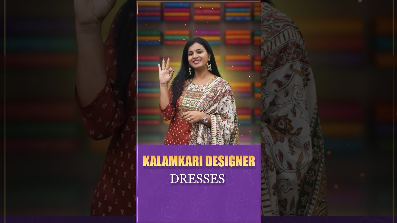 Дизайнерские платья Каламкари ✨ | Новейшая этническая коллекция в She Needs Saree World 