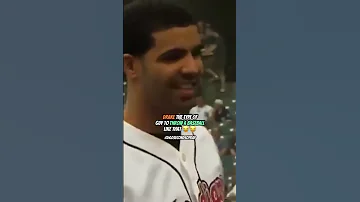 The way Drake walked away like he just threw the fastest pitch of the year 😭