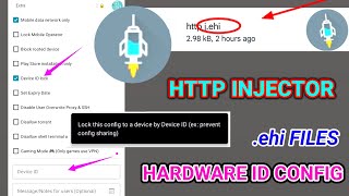 How to create http injector files | hardware id settings for safeguarding files screenshot 4