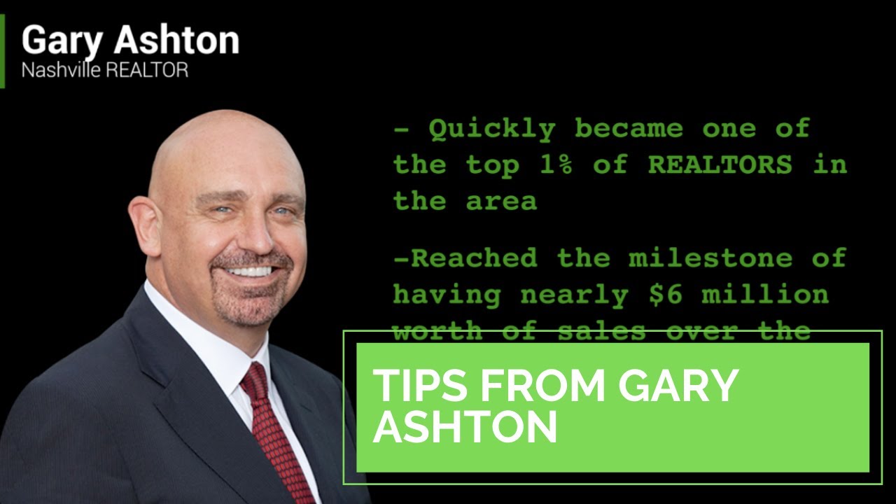 Real Estate Coaching Tips from Gary Ashton YouTube