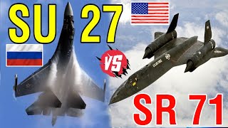 Su-27 vs SR-71 In the Battle of Who is Superior