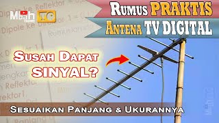 Mudah‼️ Rumus Membuat Sendiri Antena TV Digital Indoor Outdoor Daerah Sulit Sinyal Hasil Terbaik