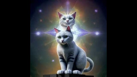 Joan Cat Cute Feline Mouse Catcher Anthropomorphic cat surrounded by fractals(1)