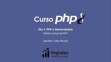 PHP 8.0 - Día 01: Estado actual de PHP