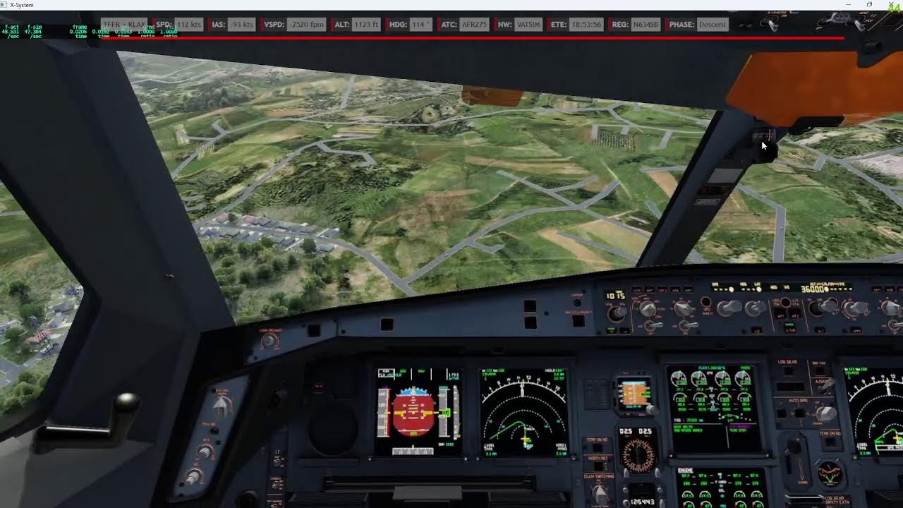 TOOLISS A340-600 // TFFR - KLAX // LE RAIZET - LOS ANGELES INTL // AFR275