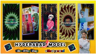 Instagram trending Hyderabad modelvideo editing || Trending alight motionTelugu #hyderabadreels