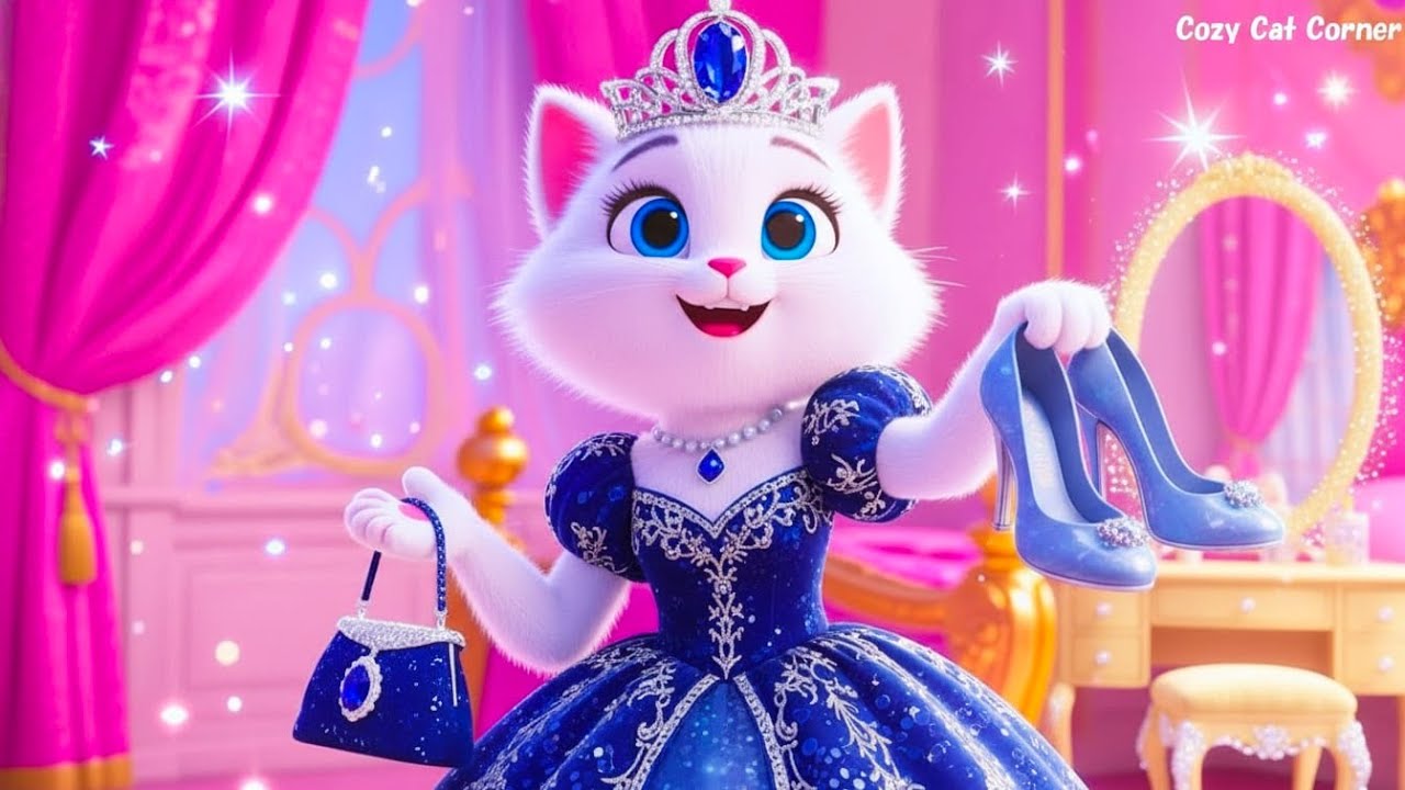 Cute Kitten Doing Makeup for the First Time | Meow Fashion Show 🐱💄