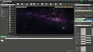 Use Unreal Engine 5 to create a fantasy galaxy blueprint plug-in