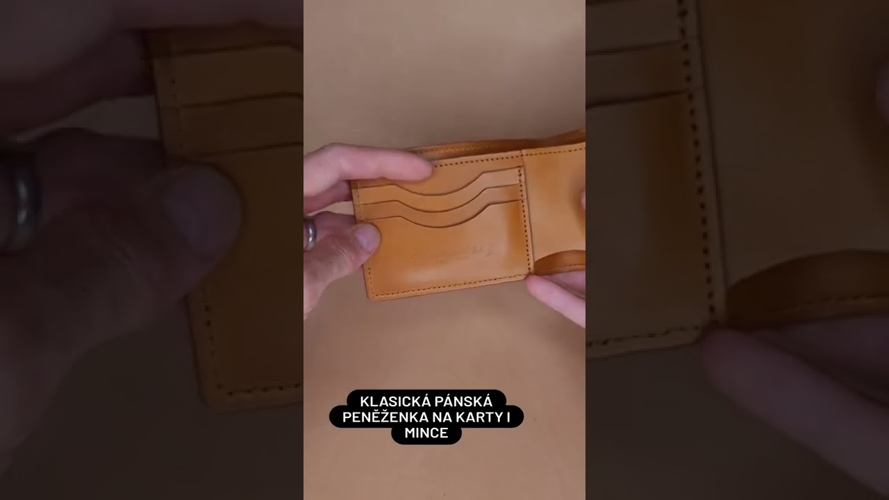 Kožedělník: Klasická pánská peněženka na karty a mince