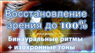 Восстановление зрения до 100% «ИДЕАЛЬНОЕ ЗРЕНИЕ» | Лечение повреждений зрительного нерва